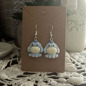 * 3 for $20* Winnie the Pooh Eeyore Resin Earrings
